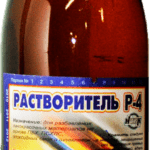 Растворитель Р-4, 0,5 л — пластиковая бутылка